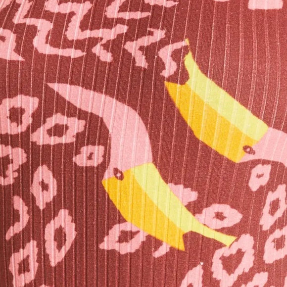 Farm Rio Toucanissimo Long Sleeve Stretch Cotton Body Suit - Picture 9 of 10